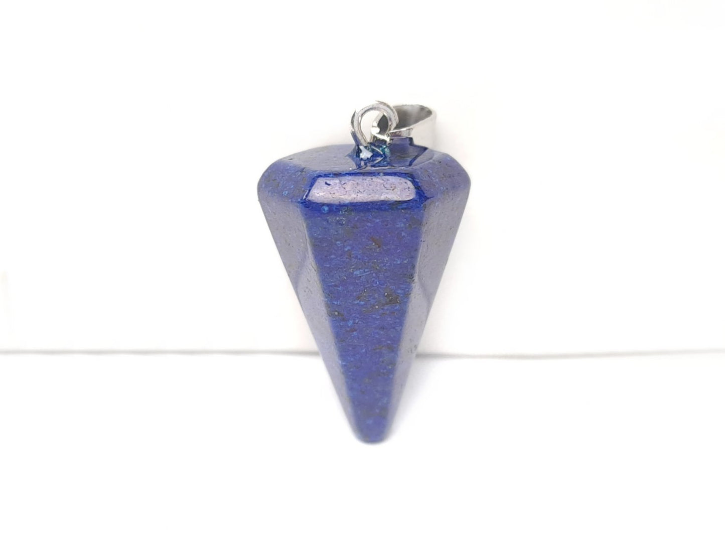 1 Anhänger Edelstein Anhänger, Kegel, Spitze, 26 x 14 mm, verschiedene Sorten
