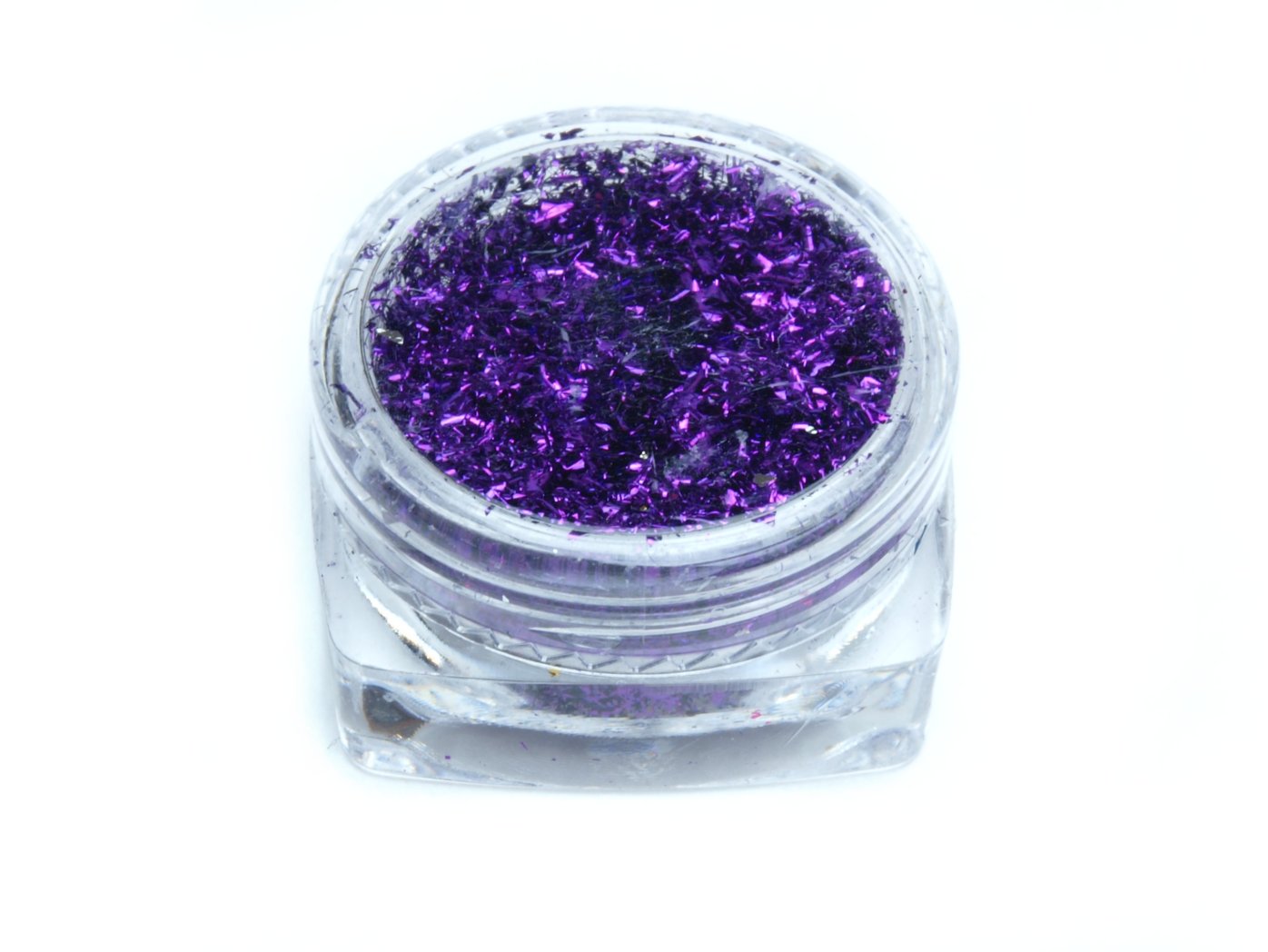 Dosen mit feinem Glitter Gold, Silber, Blau, Lila