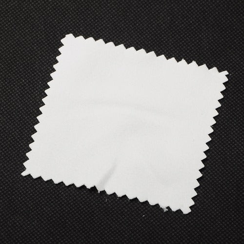 2 Stück Poliertücher zum Reinigen von Schmuck, 80 x 80 mm