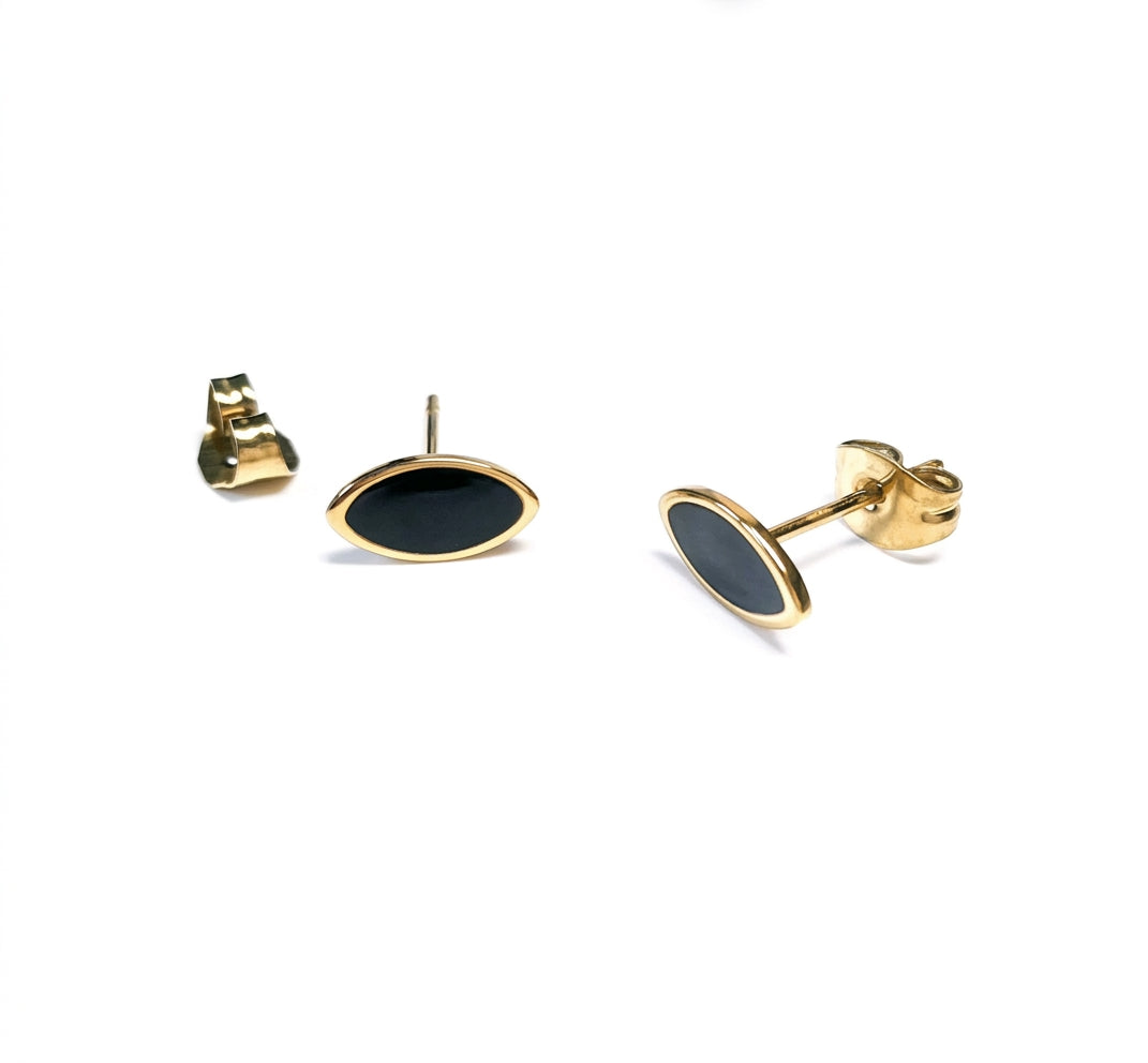 Vogel Ohrstecker Edelstahl Schwarz – Taube Schmuck ca. 1 cm (Kopie)