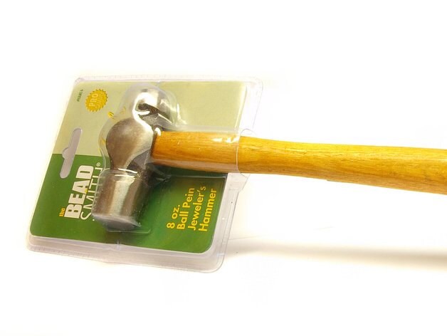 1 Hammer aus Stahl, Stempel, Punze