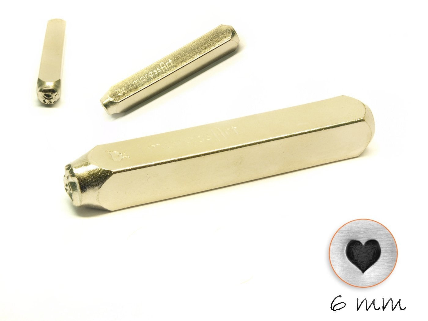 1 Design Stempel Herz Heart Schlagstempel Punze Vollherz