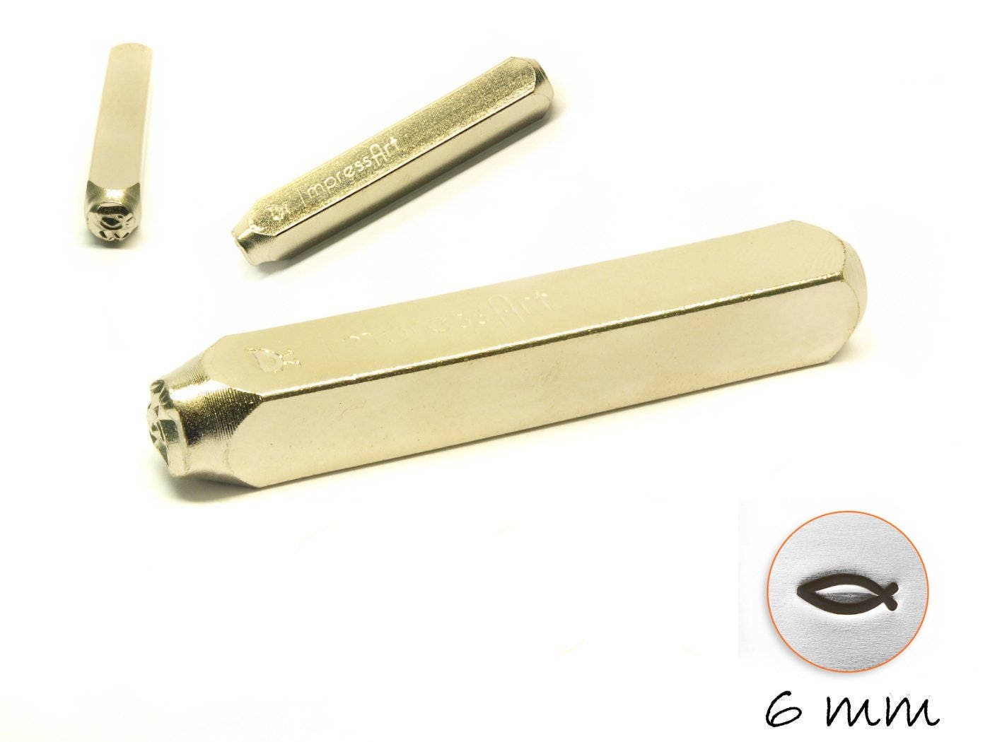 1 Design Stempel Jesus Fisch Schlagstempel Punze