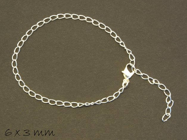 Armbandrohling, Bettelkette, silber