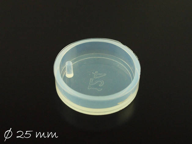 Silikonform Anhänger Rohling Mold 25 mm Form Giessform