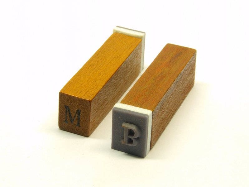 70 Stempel - Stempelset Alphabet Buchstaben und Nummern - Uppercase, Lowercase Letters and Numbers