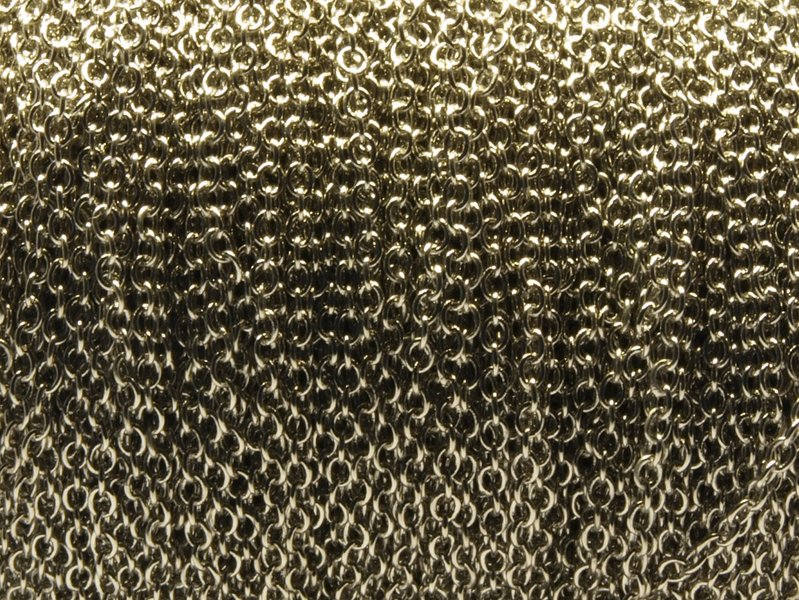 0,86EUR/m - 5 m Gliederkette, platin, fein, 2 x 1,5 mm