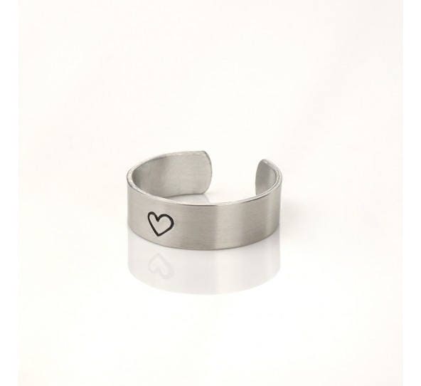 2 Stück Ring Rohlinge aus Aluminium von Impressart, 6 x 50 mm