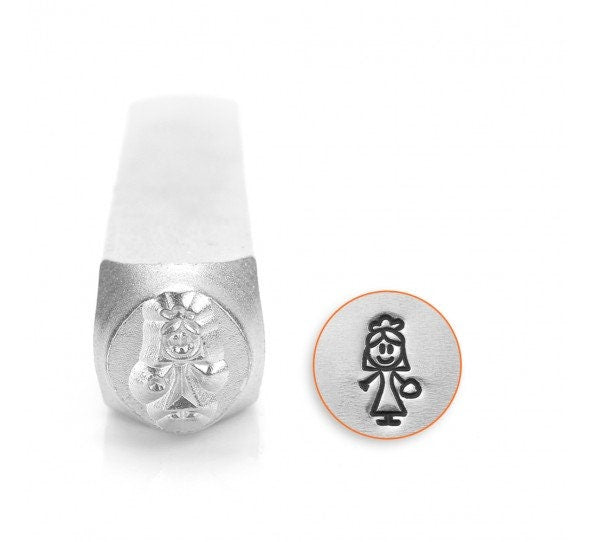 1 Stück Design Stempel Braut (bride stick) Schlagstempel Punze