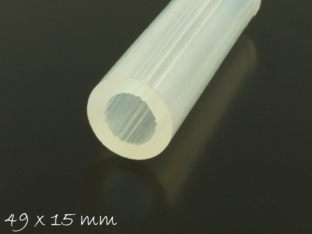Silikonform Anhänger rund Zylinder mit Streifen Mold 46mm Form Giessform