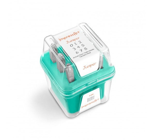 1 Set Ziffern Stempel ImpressArt 3 mm Juniper