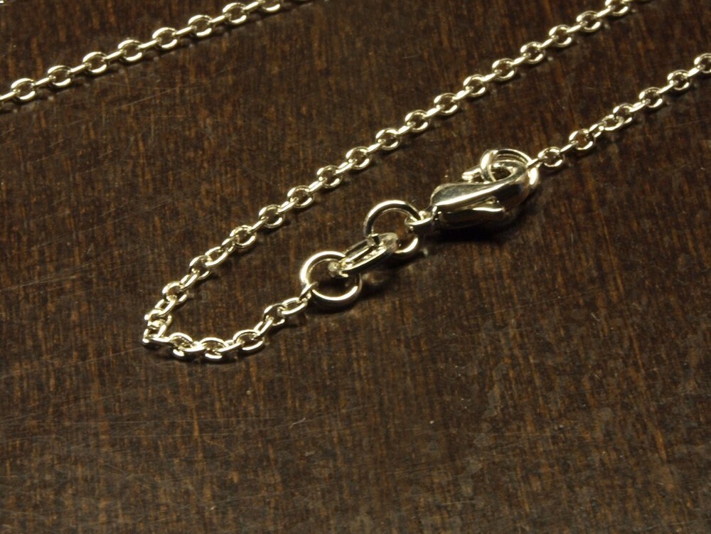 1 Stück Fertige Gliederkette Sterling Silber 925, 45 cm lang