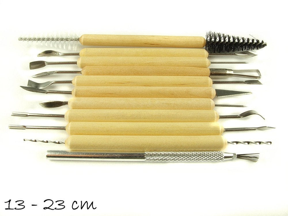 11-teiliges Modellierwerkzeug- Set, Ton, Fimo,clay