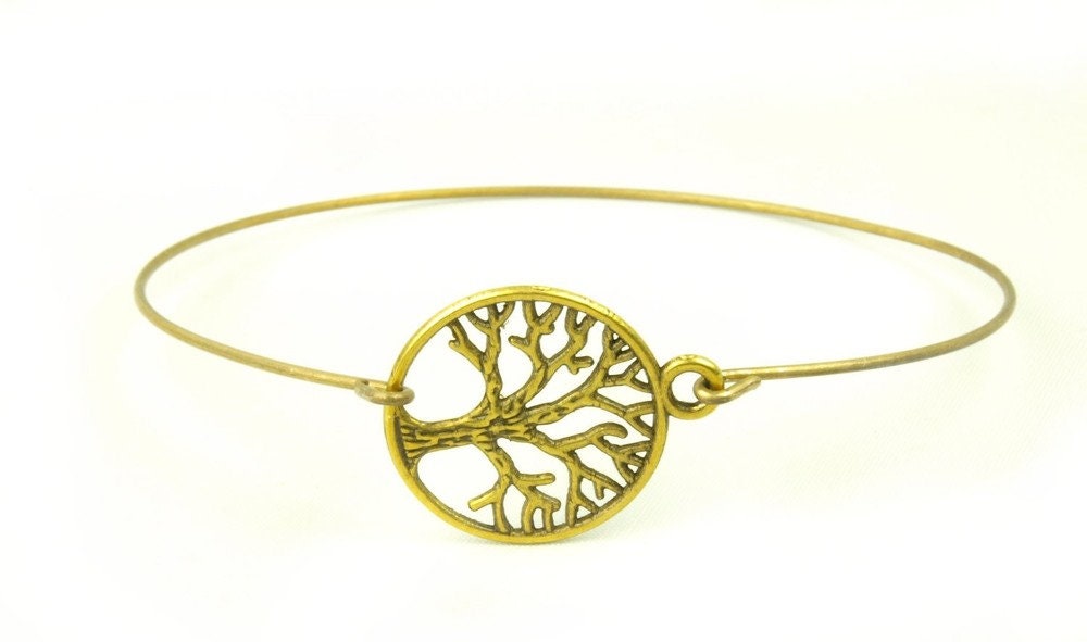 Armreif Vintage Bronze Baum Lebensbaum Armband #2
