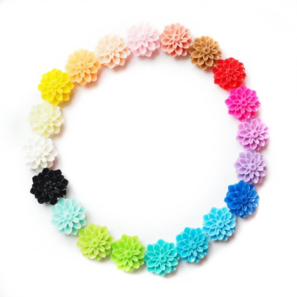 Ohrhänger Chrysantheme Blume Blüte Resin lila