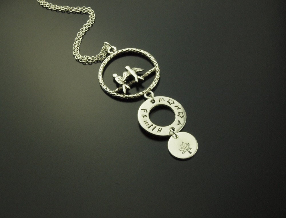 Kette Anhänger Name Datum Spruch Buchstabe silbern