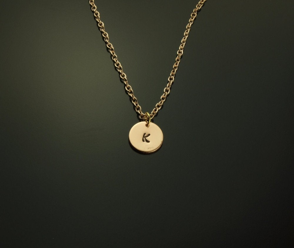 Kette Anhänger Wunsch Buchstabe Gravur rosé gold