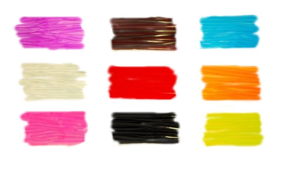 0,16EUR/m - 7 m elastischer Nylondraht 0,8 mm, blau