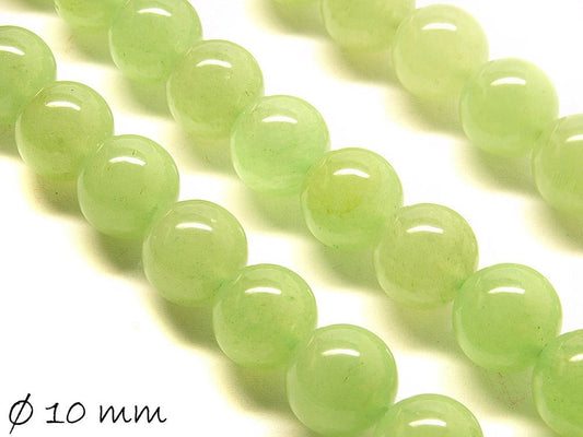 10 Stück Grüner Aventurin Perlen, 10 mm