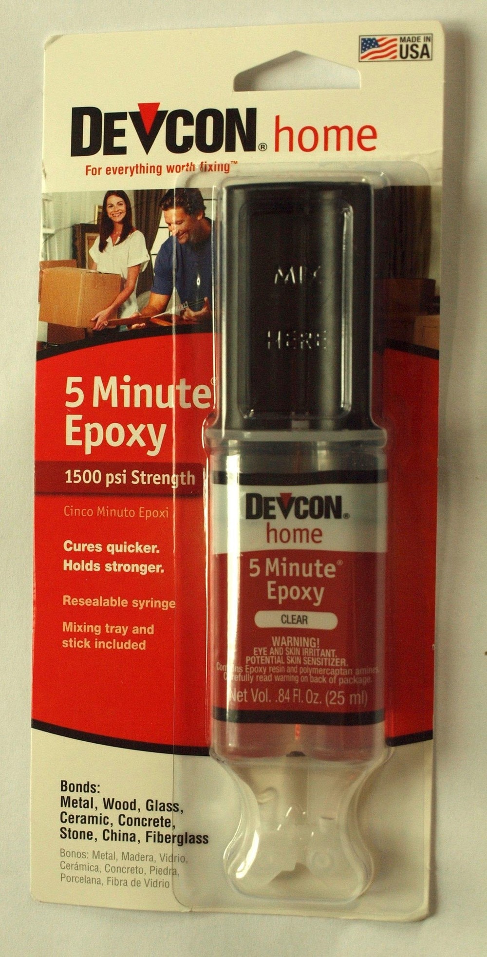 0,22 EUR/ml - 1 Set 5 Minuten Epoxy 2-Komponenten-Kleber