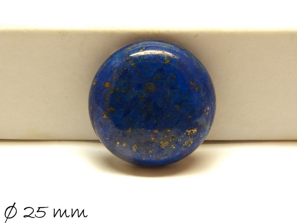 1 Stück Edelstein Cabochon, Lapis Lazuli , 25 mm
