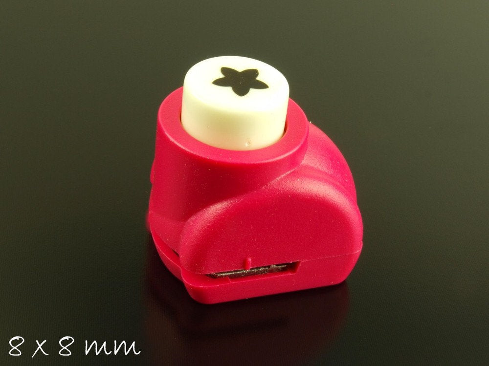Motivstanzer, Stanzer für Papier, Stern 8 x 8 mm