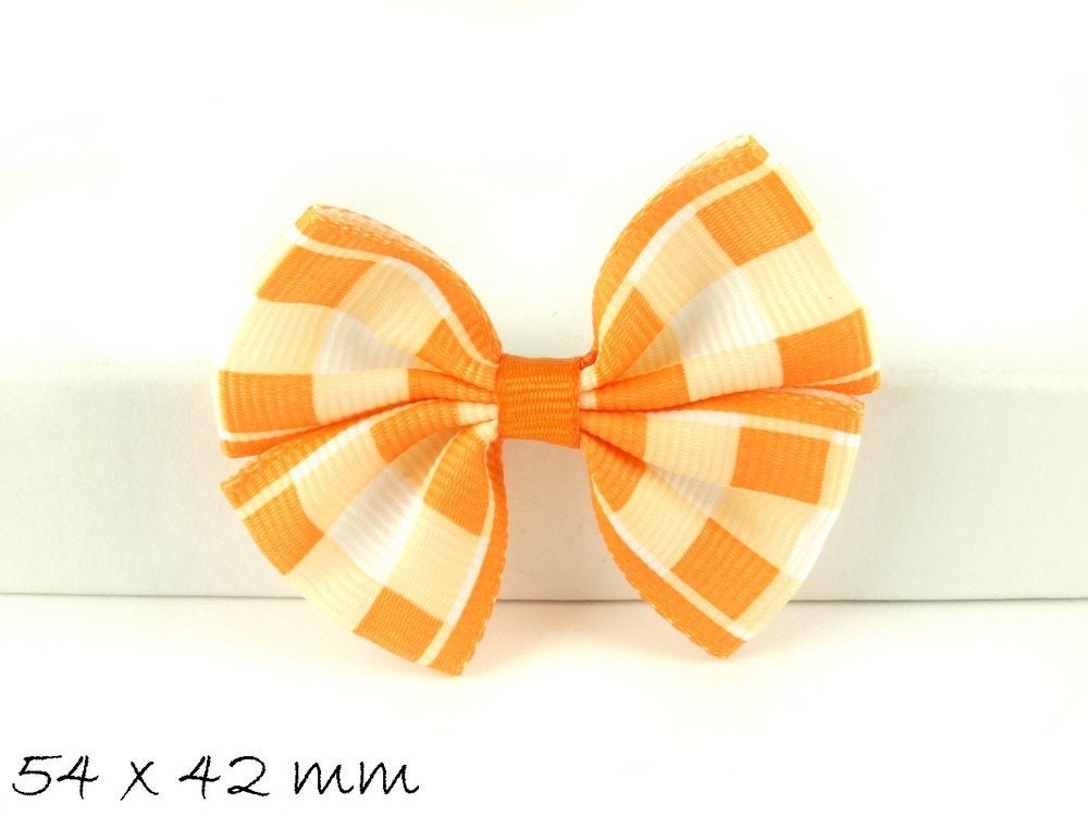 10 Stück Schleifen zum Aufkleben, aufnähen 54 x 42 mm