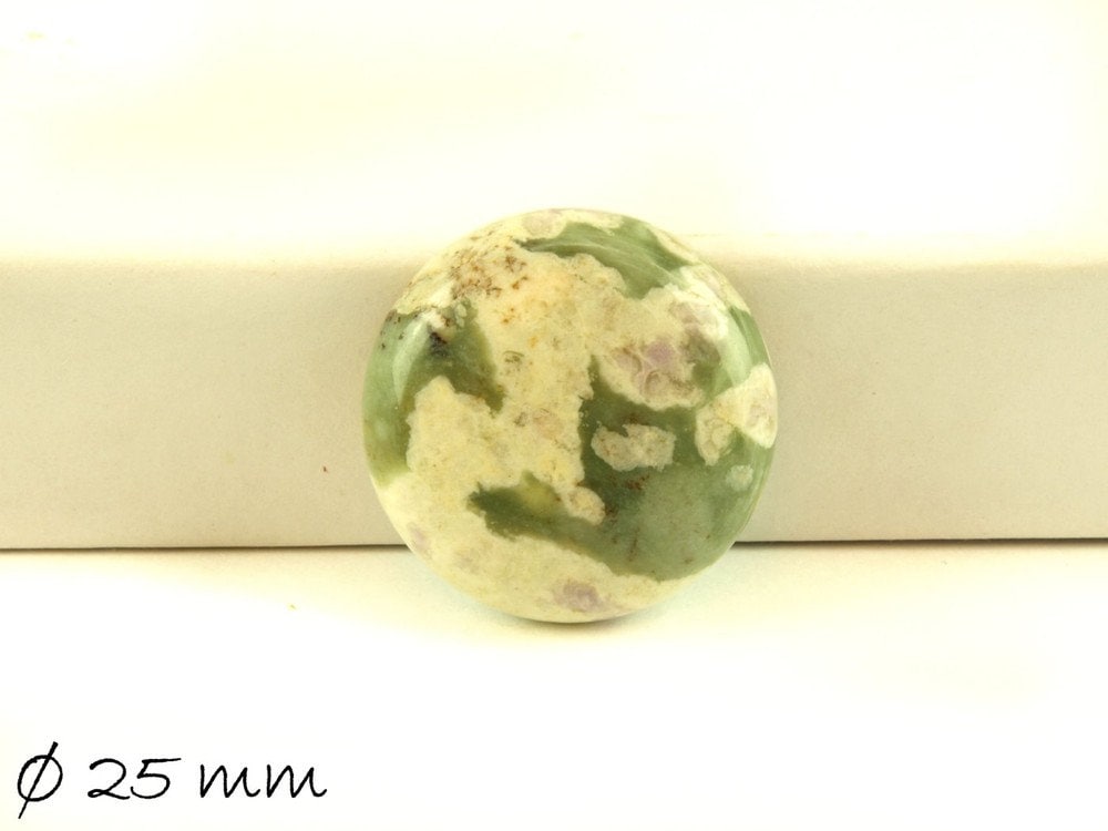 1 Stück Edelstein Cabochon, Jasper, 25 mm