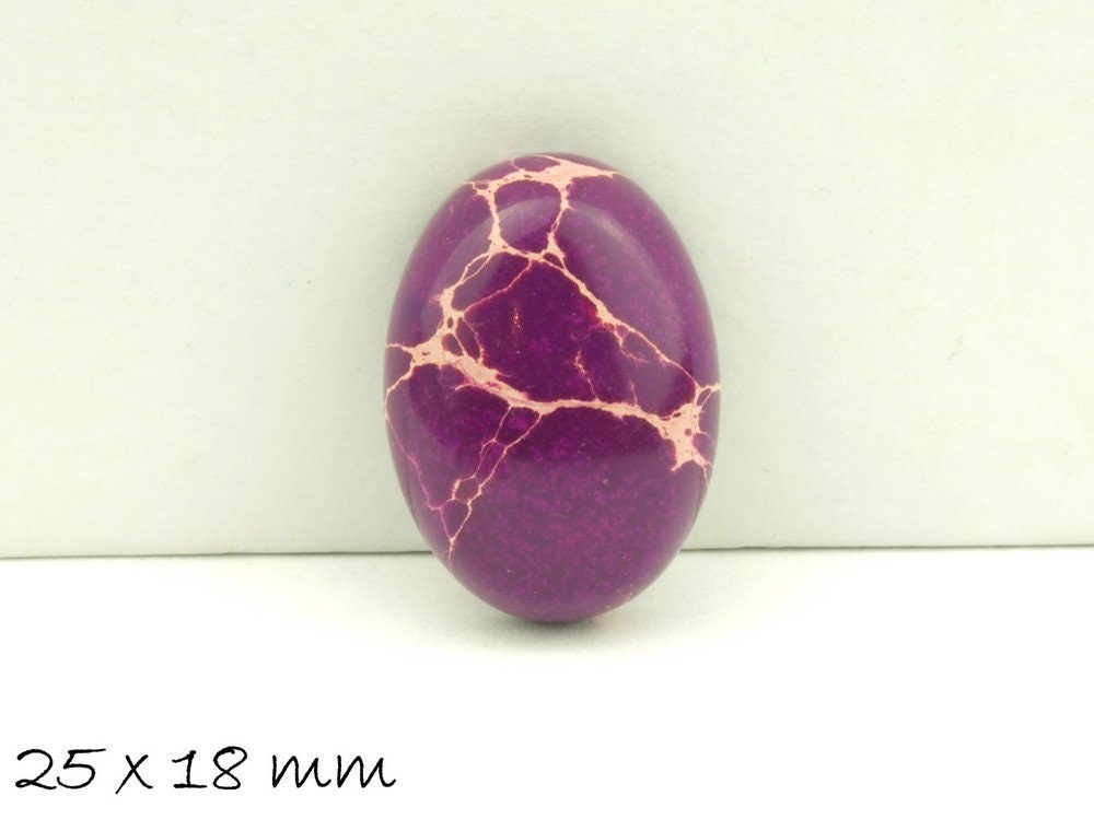 1 Stück ovaler Cabochon, Regalit, 25 x 18 mm