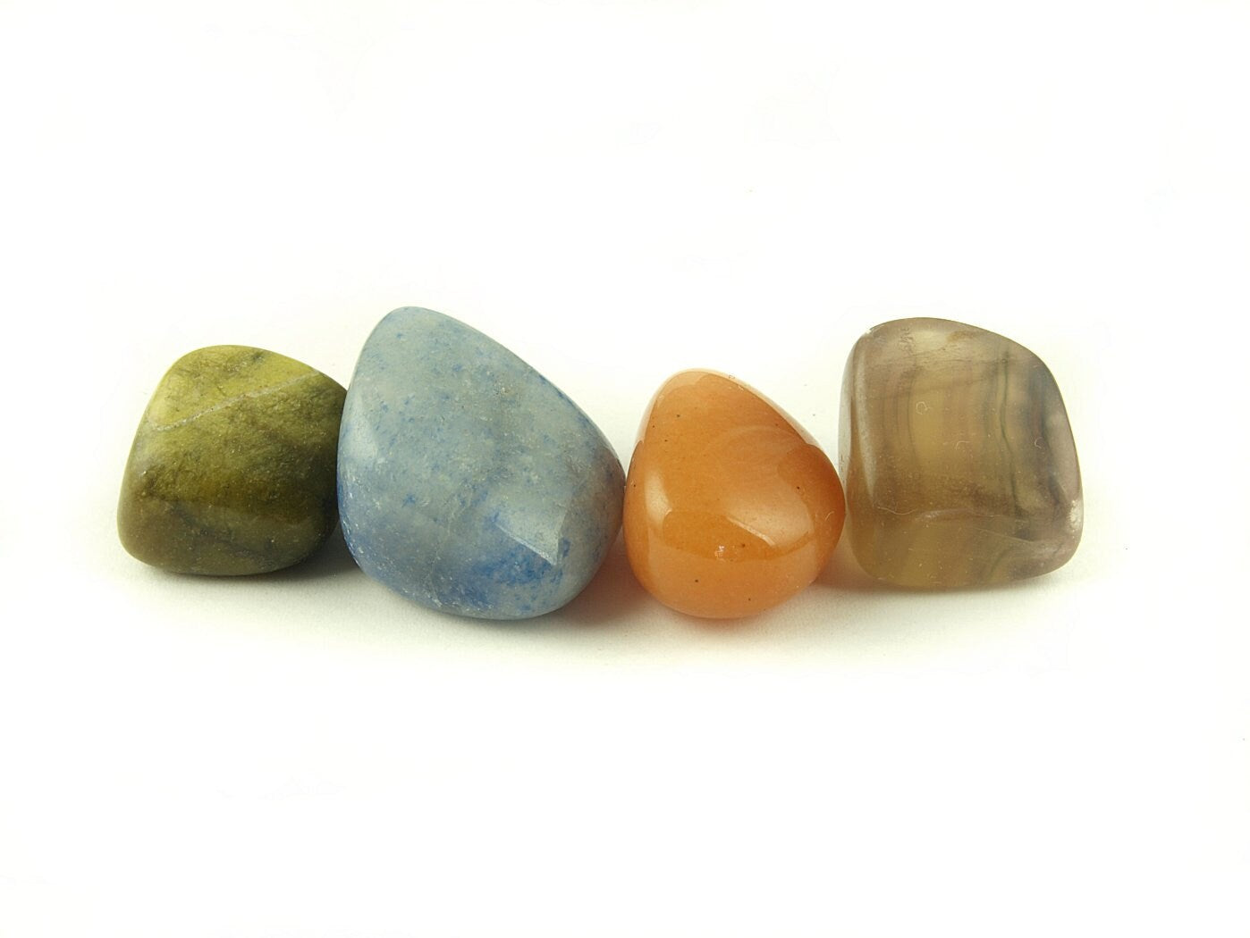 10 Stück getrommelte Edelstein-Nuggets 20~30 x 15~22 x 10~20 mm
