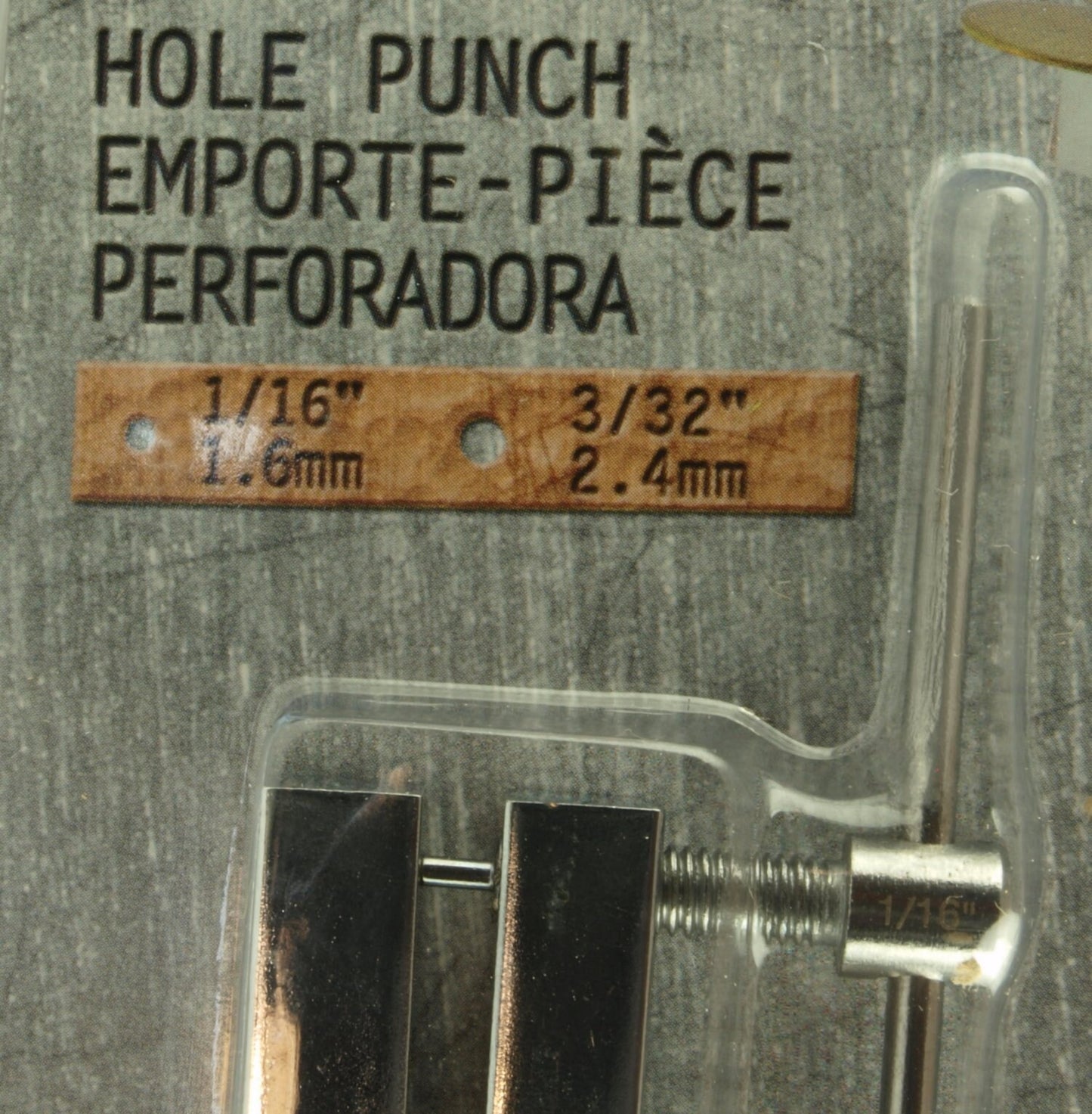 1 Stück Lochstanzer für Metalle v. Beadsmith Ø 1,6 und 2,4 mm