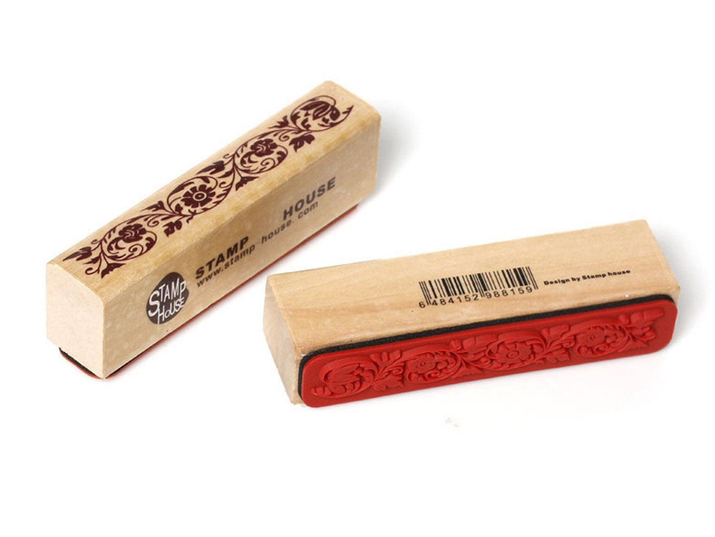 1 Stück Stempel Ornamente Bordüre Verzierungen 91 x 18 mm