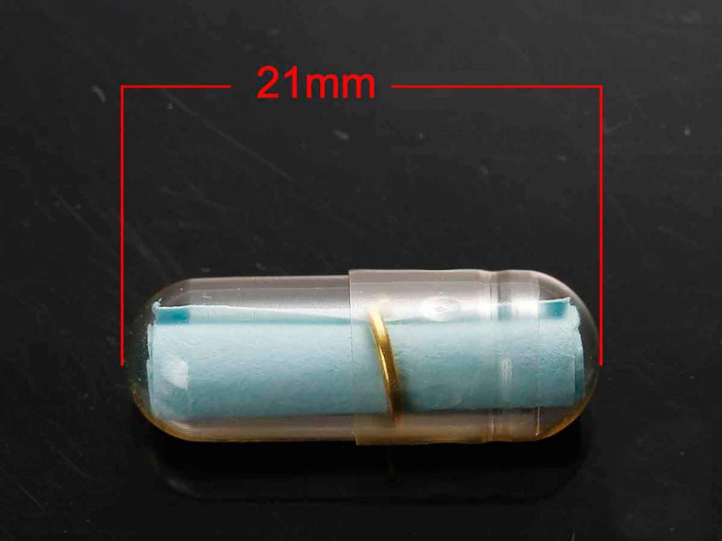 10 Stück bunte Flaschenpost-Zettelchen mit Hülle