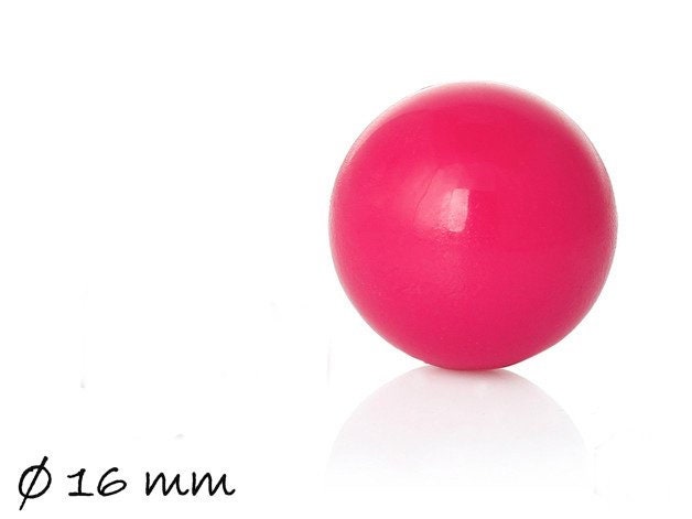 1 Stück Klangkugel, Ø 16 mm, Pink, Variante 2