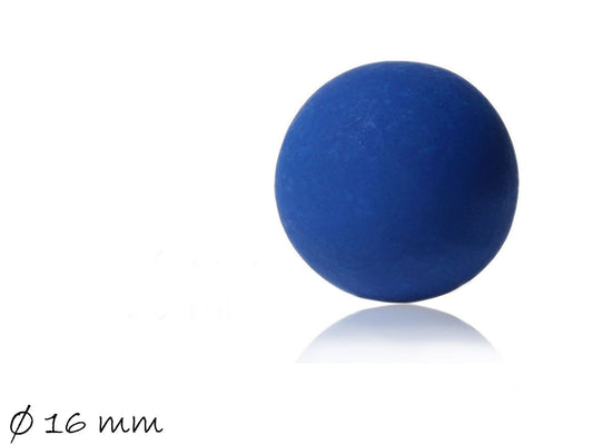 1 Stück Klangkugel, Blau, matt, Ø 16 mm