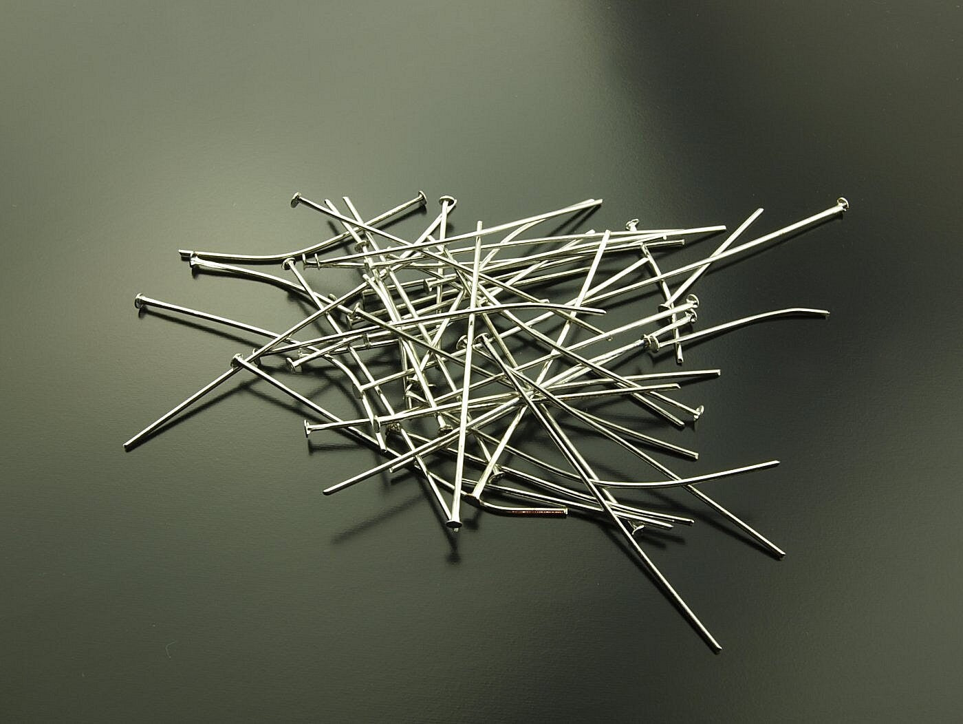 0,11EUR/g - 16 g Nietstifte (ca. 100 Stück), platin, 1,6 - 5,0 cm