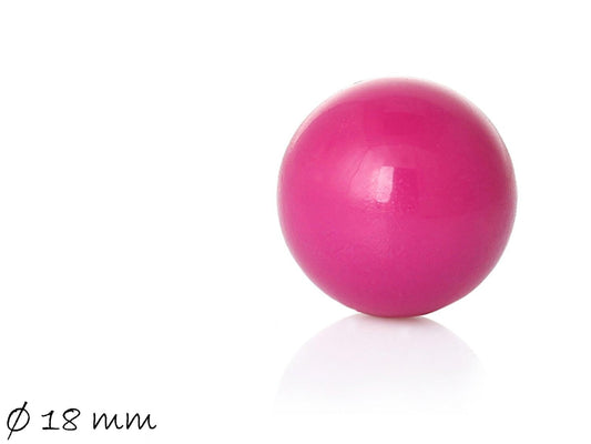 1 Stück Klangkugel, Pink, Ø 18 mm