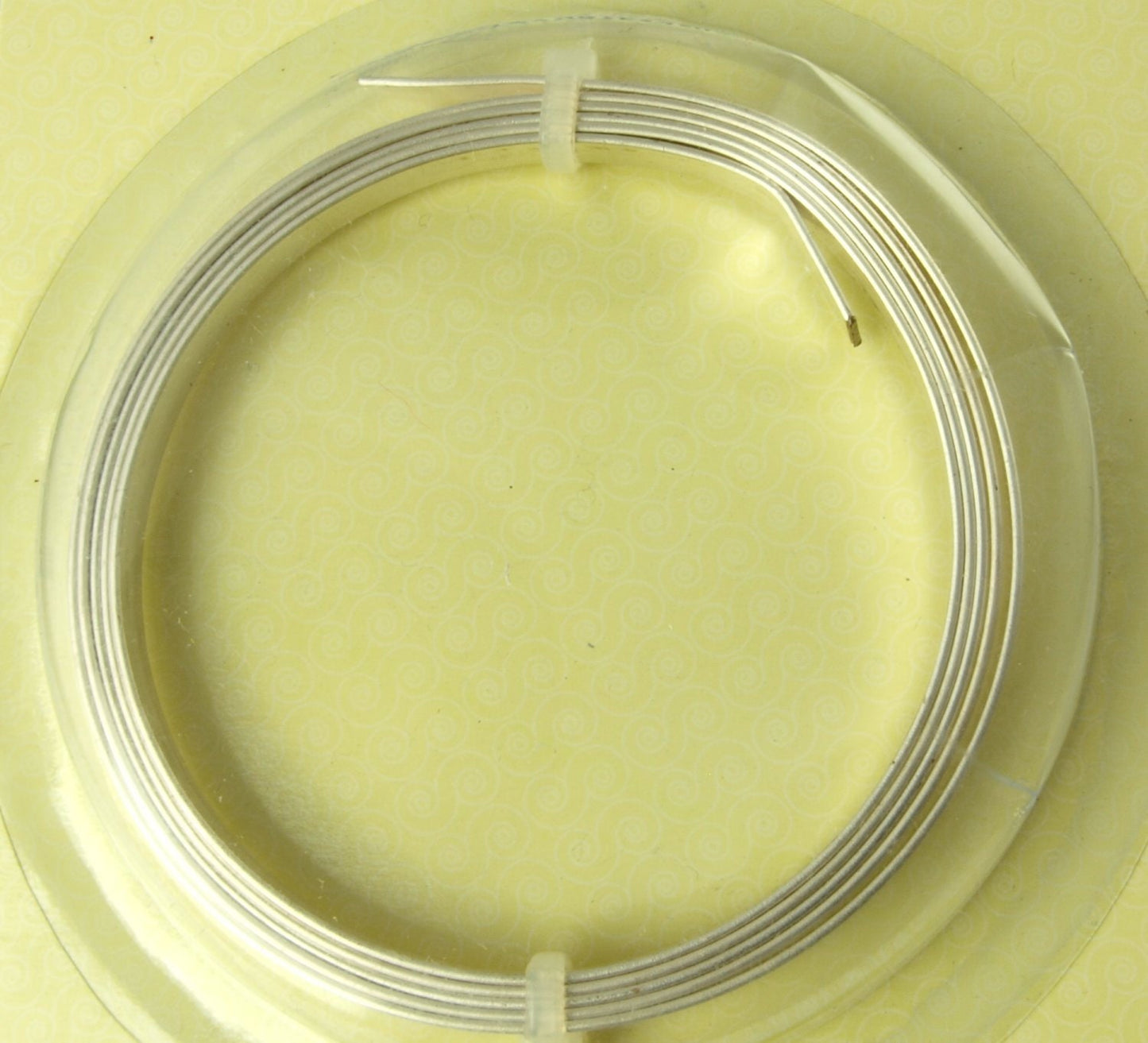 4,22 EUR/m - Kupfer-Draht in silber zum Stempeln, 3 x 0,75 mm, 0,9 m lang von Artistic Wire