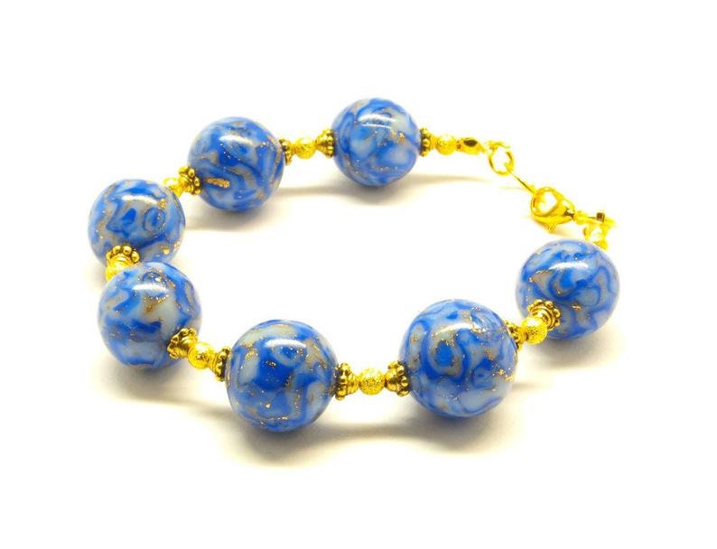 Armband nach Wahl Polymer Clay Perlen bunt Fimo Armreif
