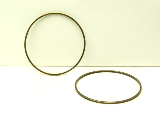 4 Stück Verbinder Messing, rund, in bronze, Ø 30 mm