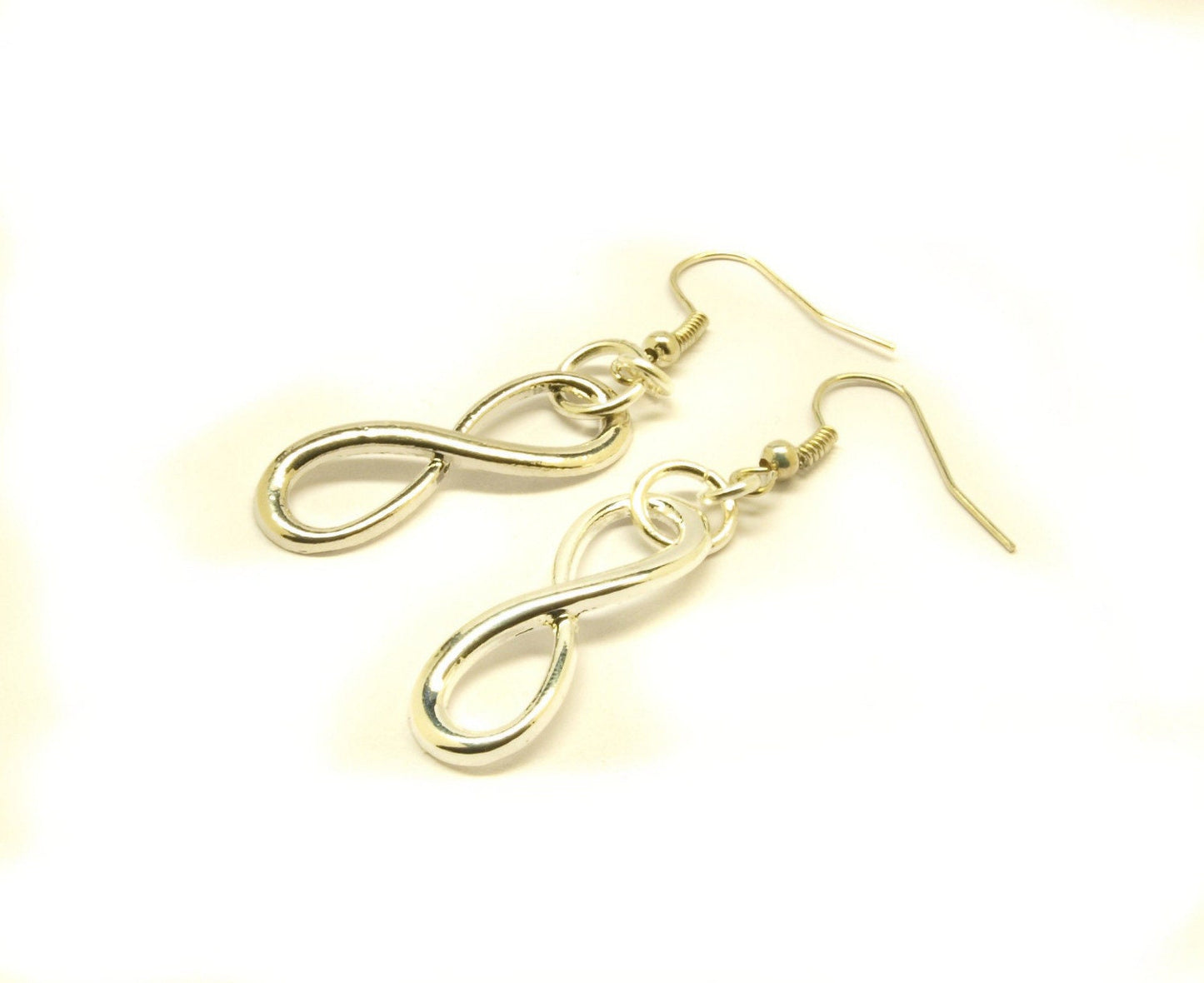 Kette Armband Armreifen Ohrringe Infinity Verbinder Unendlichkeit Farbe nach Wahl silber bronze golden