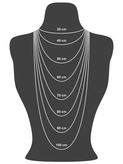 Kette nach Wahl Retro Muster farbig bunt Regebnbogen oval