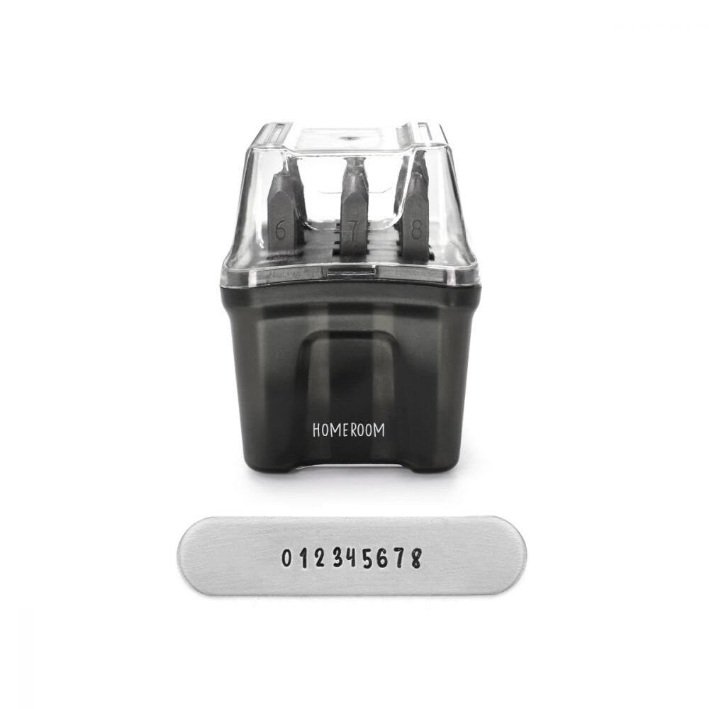 1 Set Stempel ImpressArt 3 mm HOMEROOM Ziffer Zahl