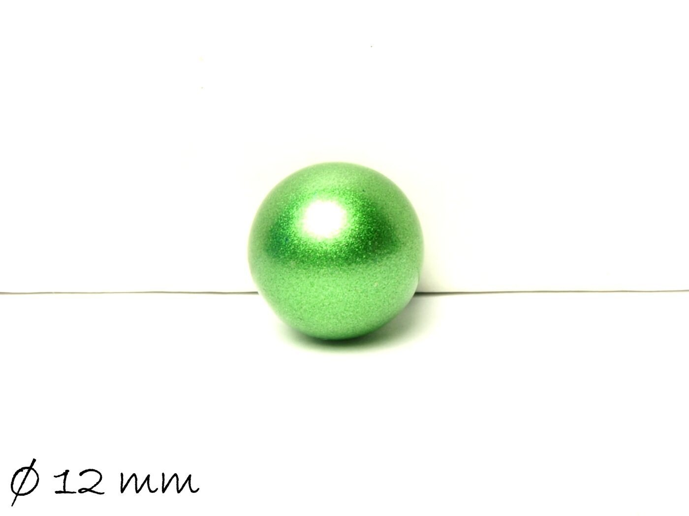 1 Stück Klangkugel, Ø 12 mm, Grün