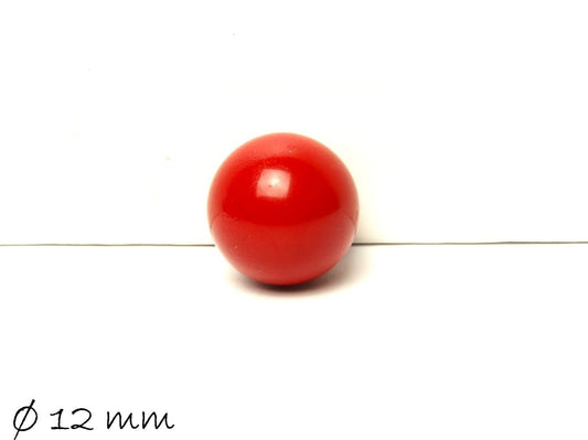 1 Stück Klangkugel, Ø 12 mm, Rot