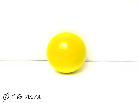 1 Stück Klangkugel, Ø 16 mm, Gelb
