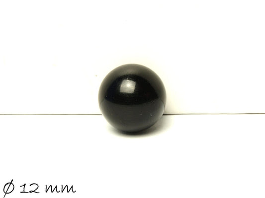 1 Stück Klangkugel, Ø 12 mm, Schwarz