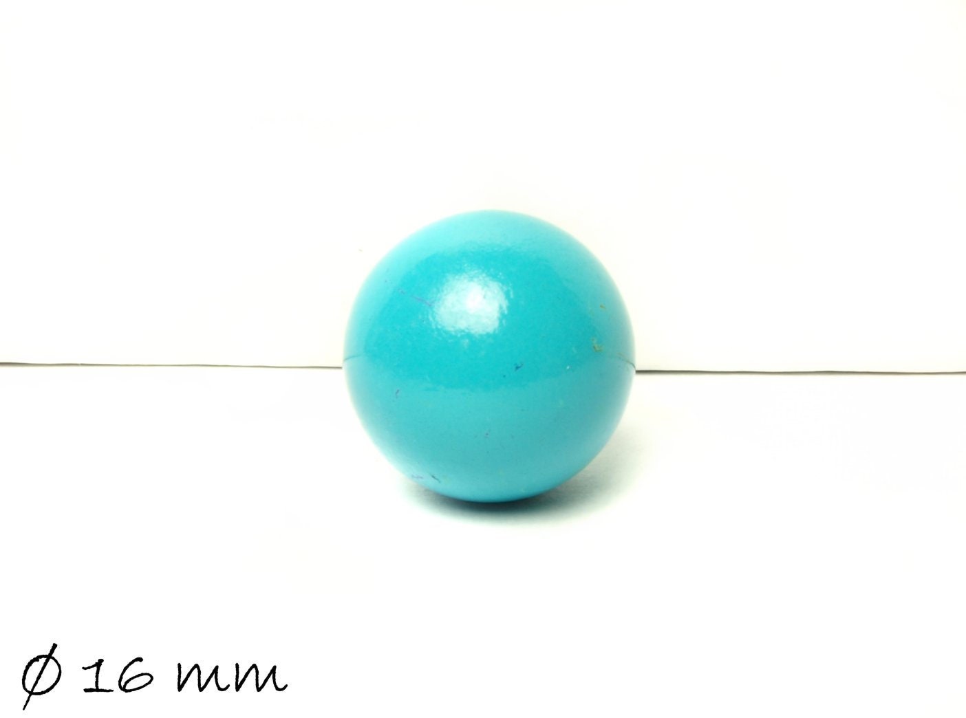 1 Stück Klangkugel, Ø 16 mm, Blau, Variante 2