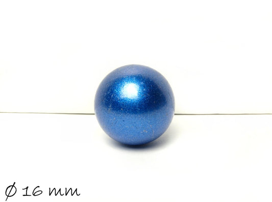 1 Stück Klangkugel, Ø 16 mm, Blau