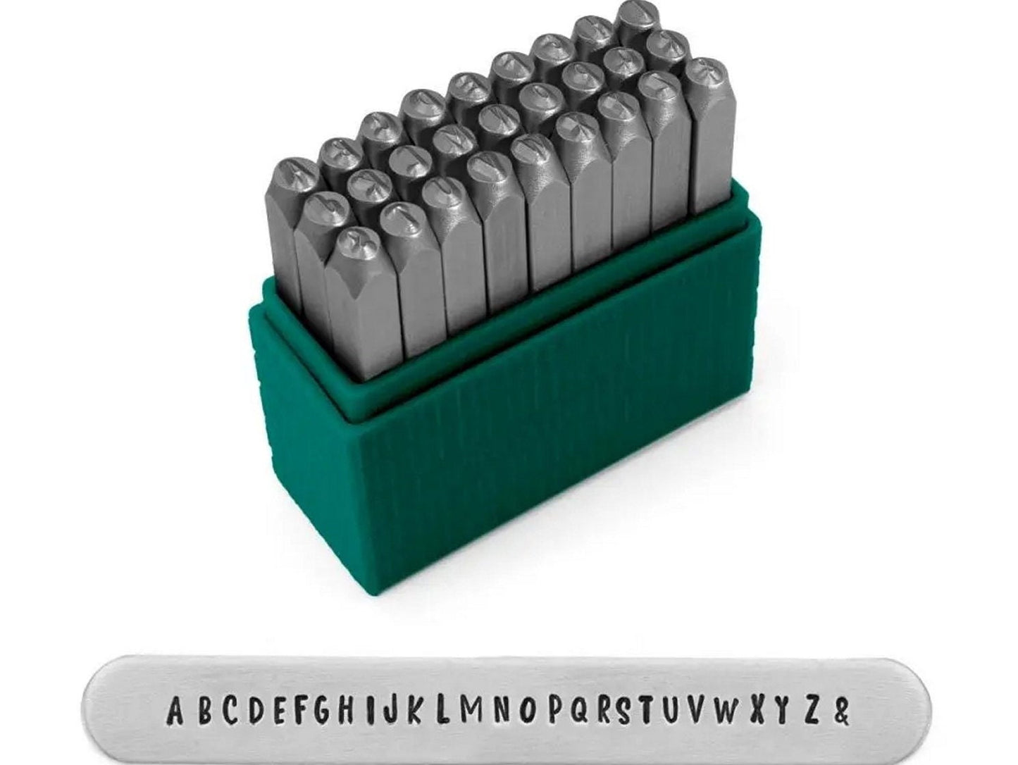 1 Set Buchstaben Stempel Punze 3 mm HOMEROOM Impressart Uppercase Großbuchstaben